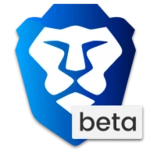 brave browser (beta) android application logo